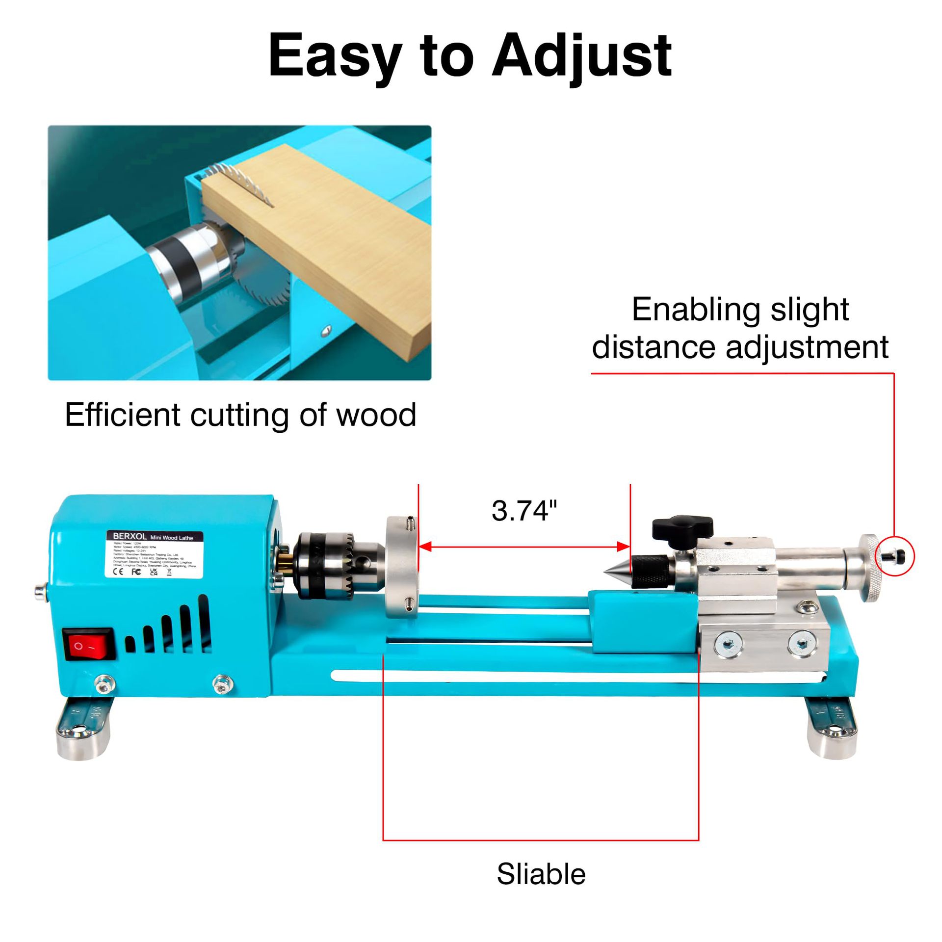 New Electric Wood Mini Lathe M - đánh giá và giá Brake Drum Lathe
