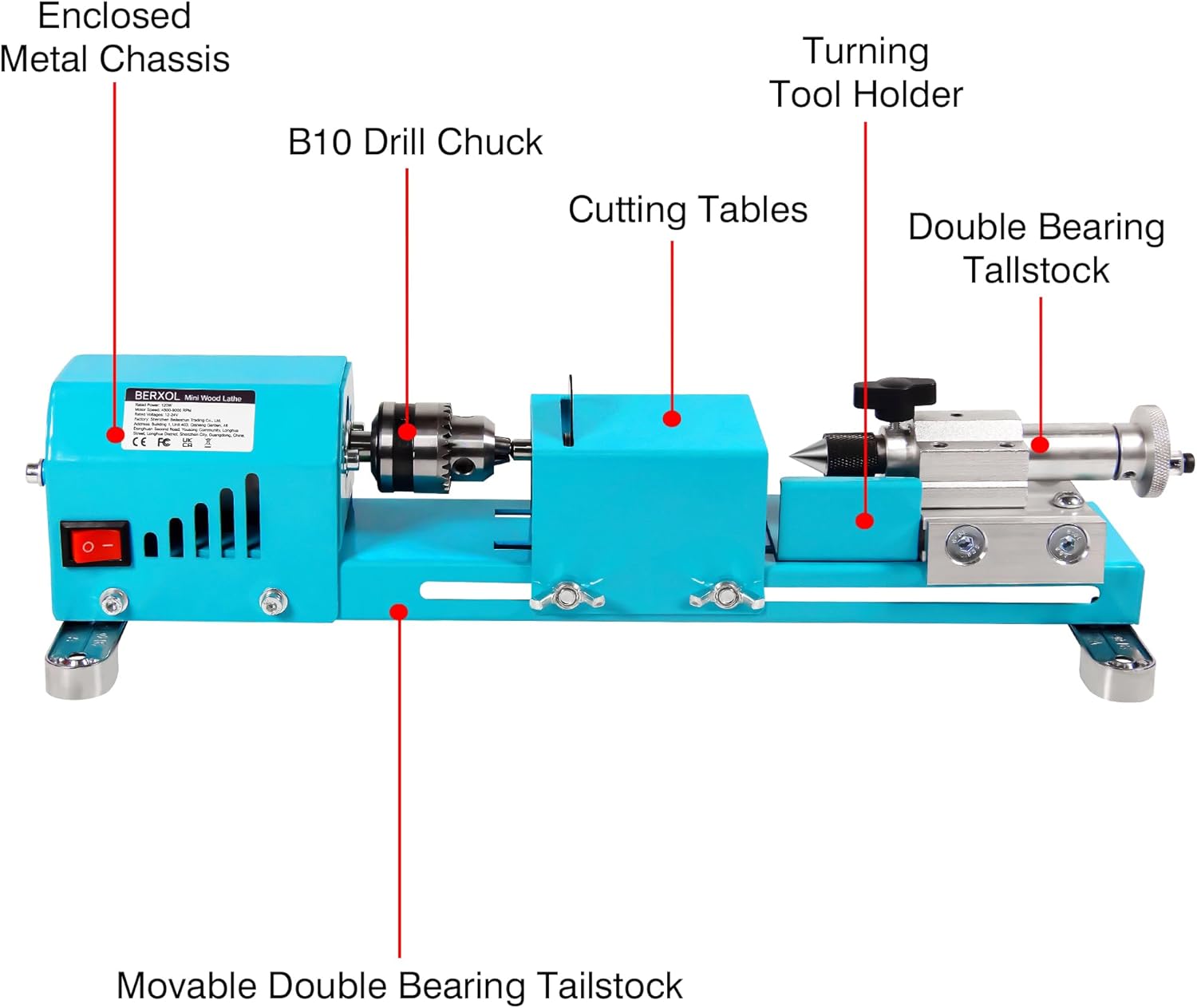 New Electric Wood Mini Lathe M - đánh giá và giá Brake Drum Lathe
