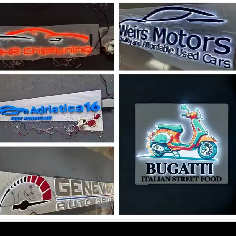 Custom LED Backlit Letter Sign - đánh giá và giá Auto Repair Shop Logo