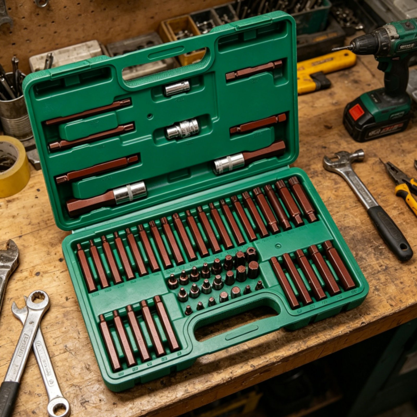 60 Pieces Star Drive Bit Set H - đánh giá và giá Auto Repair Shop