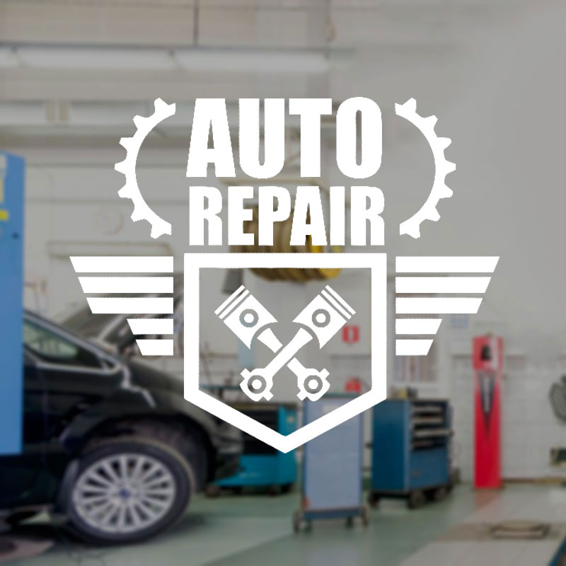 Auto Repair Wall Decal Car Ser - đánh giá và giá Auto Repair Shop Logo