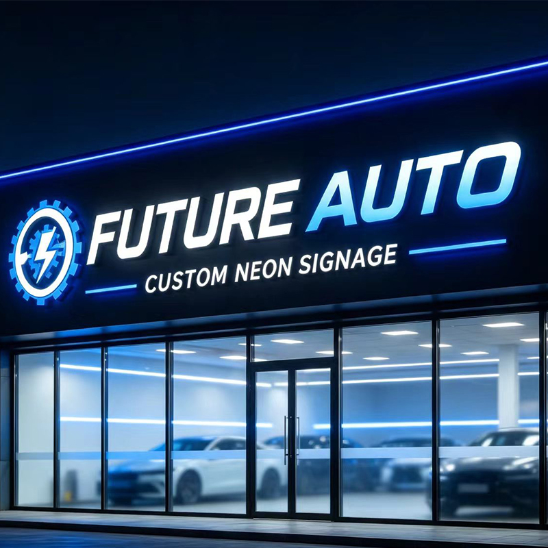 3D Custom LED Illuminated Lett - đánh giá và giá Auto Repair Shop Logo