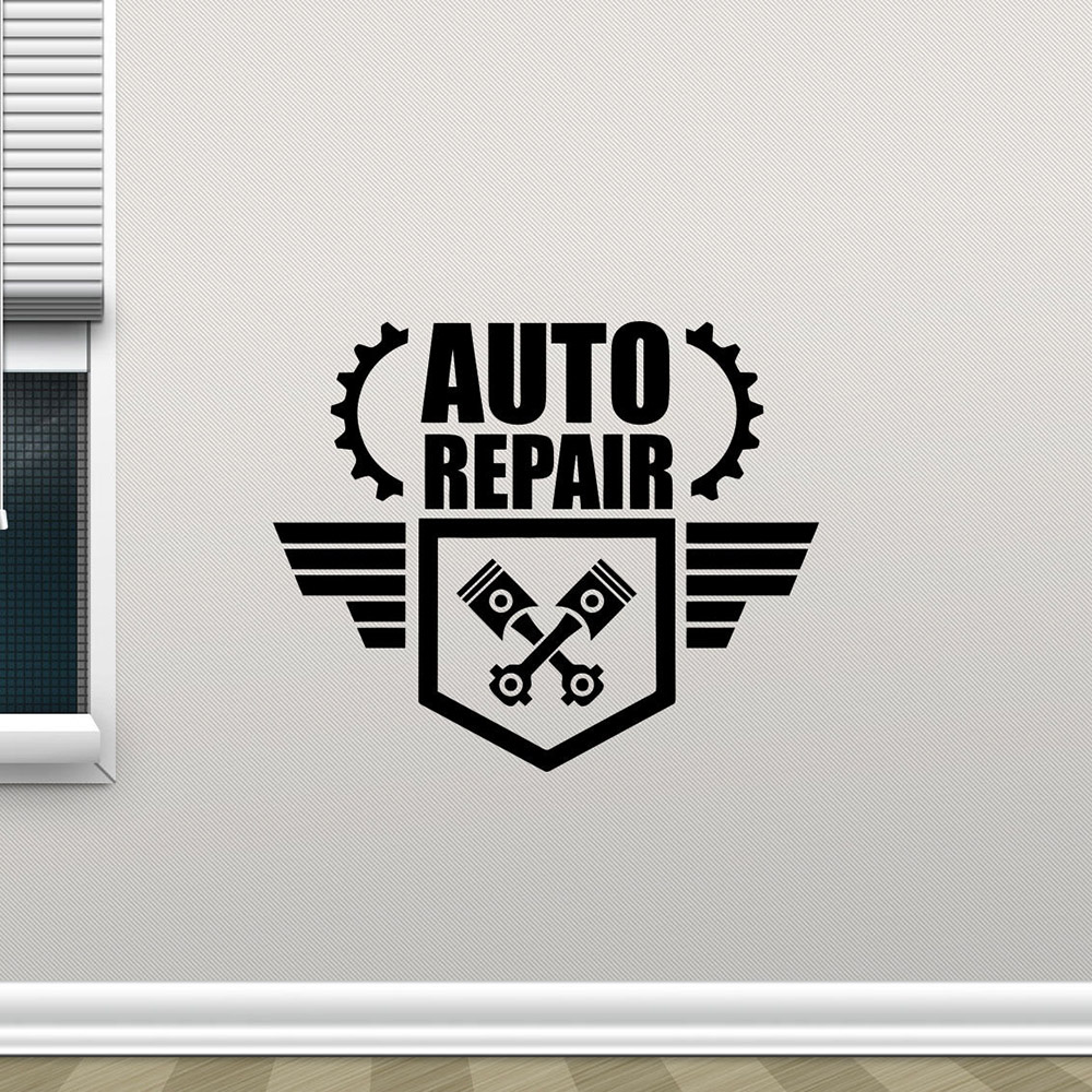 Tự Động Sửa Chữa Decal Dán Tườ - đánh giá và giá Auto Repair Shop Logo