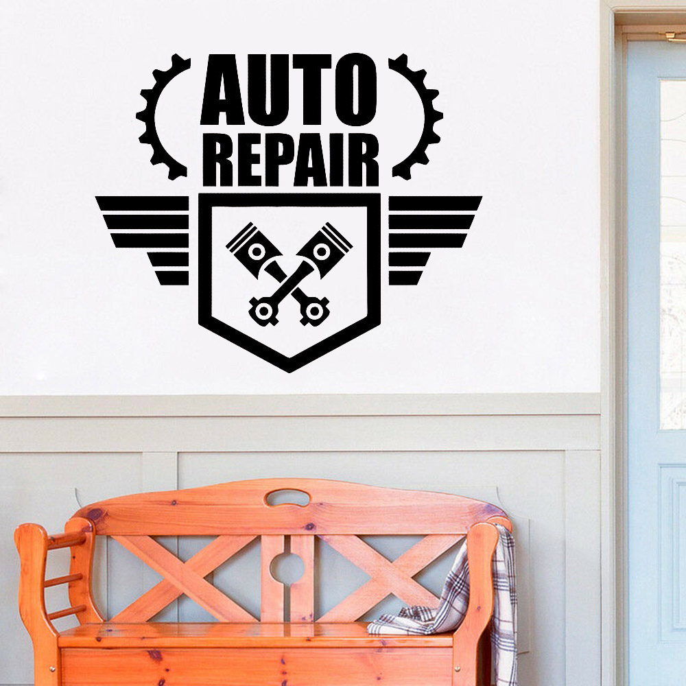 Tự Động Sửa Chữa Decal Dán Tườ - đánh giá và giá Auto Repair Shop Logo